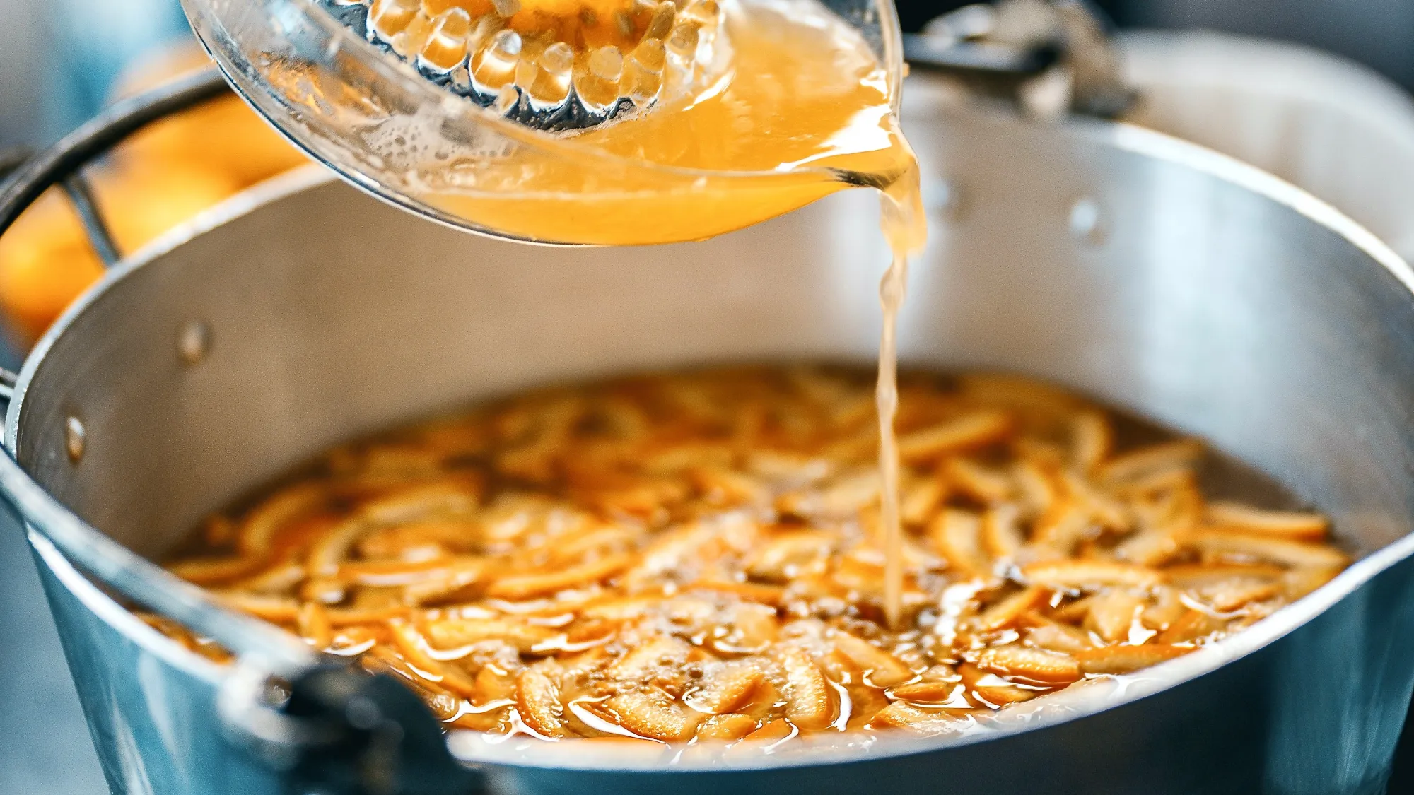 Using the juice from Seville Oranges in cooking.